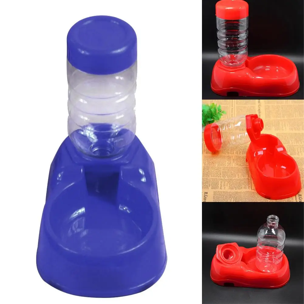 350ml Automatic Dog Feeder Drinking Water Dispenser Food Plastic Bowl Bottle Cat Pet Products Dish | Дом и сад
