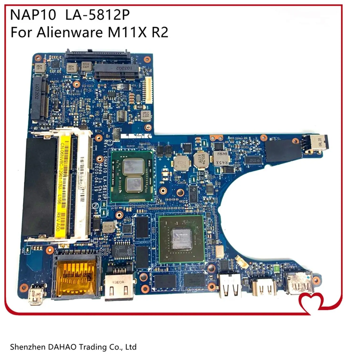 CN 06NV8C 06NV8C 6NV8C Für DELL Alienware M11X R2 Laptop Motherboard