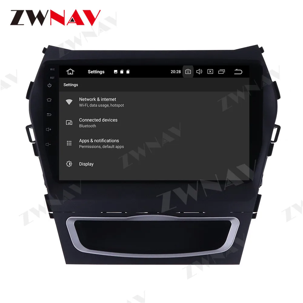 ZWNAV Android 10 головное устройство 9 дюймов IPS 2.5D сенсорный экран стерео DSP быстрая