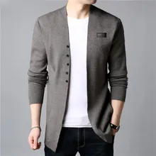 New Sweater Cardigan Men Casual Knitted Cotton Wool Sweater Men Clothes Autumn Winter New Business Mens Woolen Jackets Coats
