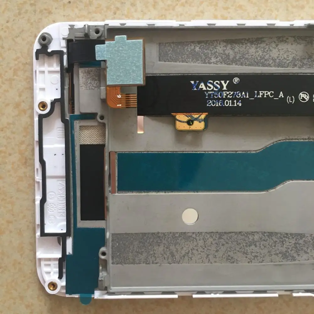 ЖК-дисплей с рамкой для ZTE Blade A610 ЖК-дисплей с сенсорным экраном дигитайзер сборка для ZTE Blade A610 YASSY lcd
