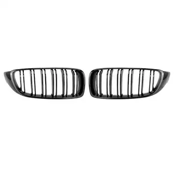 

mesh grille car mesh Pair of Black Front Kidney Grille 51137294813 Replacement Fits for F32 F33 F36 2014-2016 bumper grille