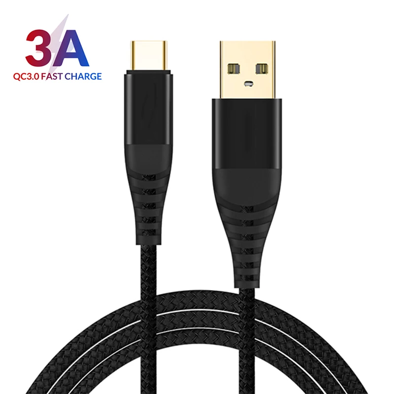 

BaySerry USB Type C Cable for xiaomi redmi k20 pro USBC Mobile Phone Cable 3.0A Fast Charging TypeC Cable for USB Type-C Devices
