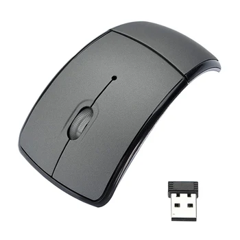 

Ultra Thin 2.4 GHz Foldable Wireless Bluetooth Non-Slip Mouse With Mini USB Receiver For PC Laptop Notebook Tablet Pad Win7
