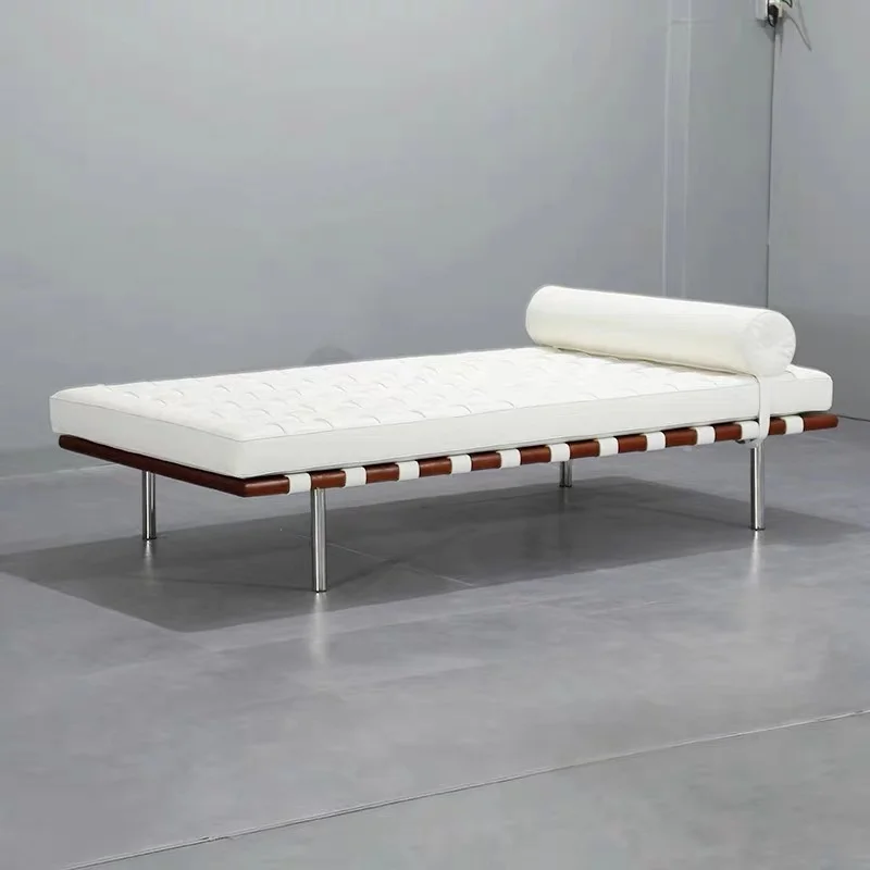U-BEST высококачественная металлическая кожаная кровать в европейском стиле, современная мебель для гостиной