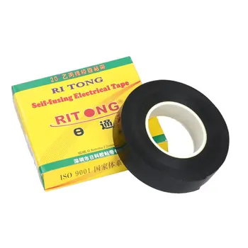 

20 # Ritong Rubber Self-adhesive Tape Waterproof Pvc Insulation Tape Cable High Voltage Insulation Tape Black Tape