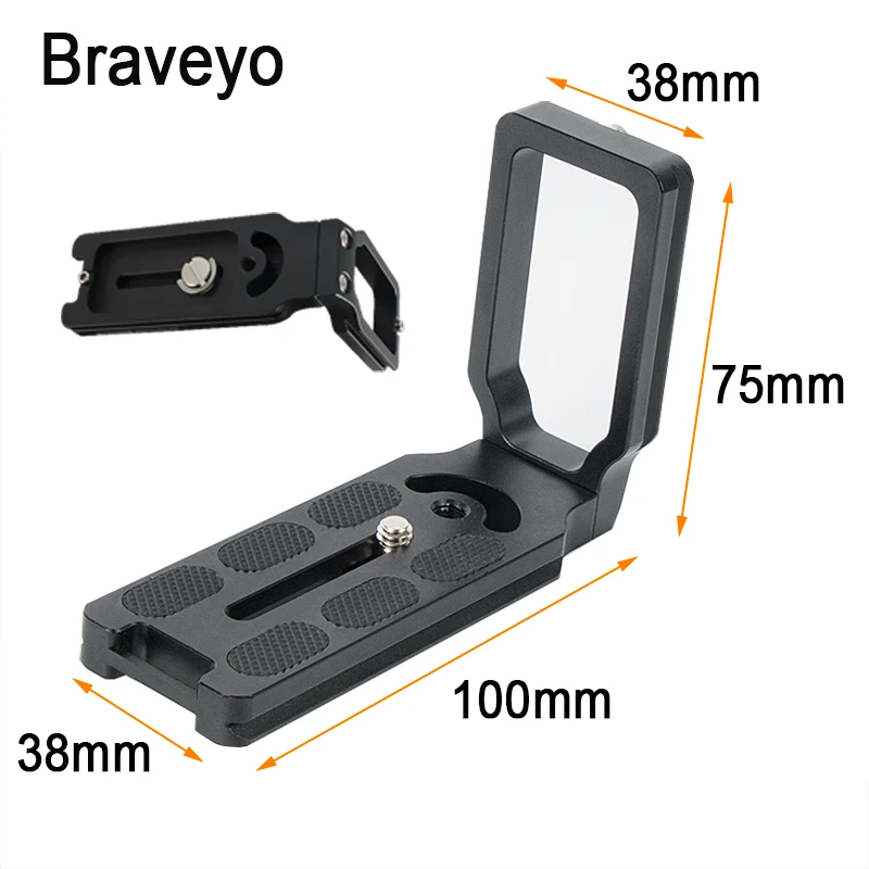 

Quick Release L Plate Camera Vertical Photo Plate Universal Photography Accessories Tripod Ballhead Mount CNC For Arca Dslr