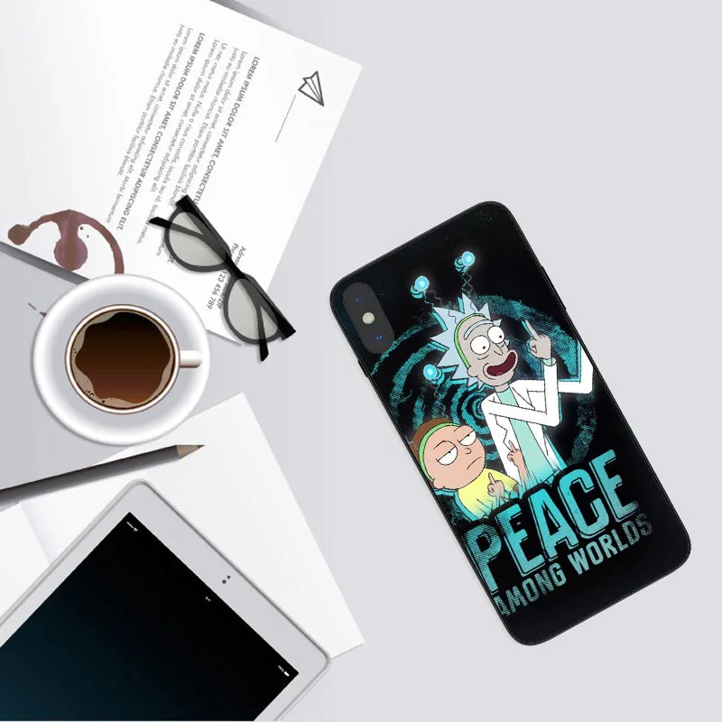 Рик и Морти Мягкий ТПУ силиконовый чехол для телефона чехол для iPhone 11 Pro MAX SE 5 5S 6 6splus 7 8Plus MAX XR XS X10 - Цвет: TPU