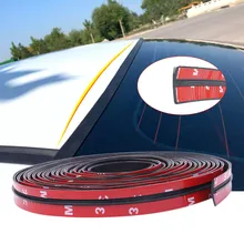 4 м автомобильный Стайлинг уплотнительные полосы Т-типа авто протектор уплотнения наклейки оконный край передний задний лобовое стекло люк резиновые уплотнительные полосы