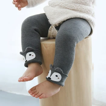 

Toddler Winter Leggings Children Girl Boy Thermal Terry Thick Warm Cute Fox Pant Newborn Infant Cotton Trousers Baby Accessories
