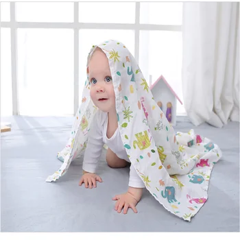 

Baby Blanket Gause Wrap For Newborn Solid Multiple Colors Swaddle Shower Bath Towel 110cm Square For Infant