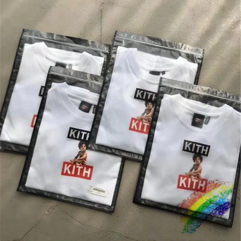Новое поступление футболка Kith x Biggie с классическим логотипом готовая к штамповке