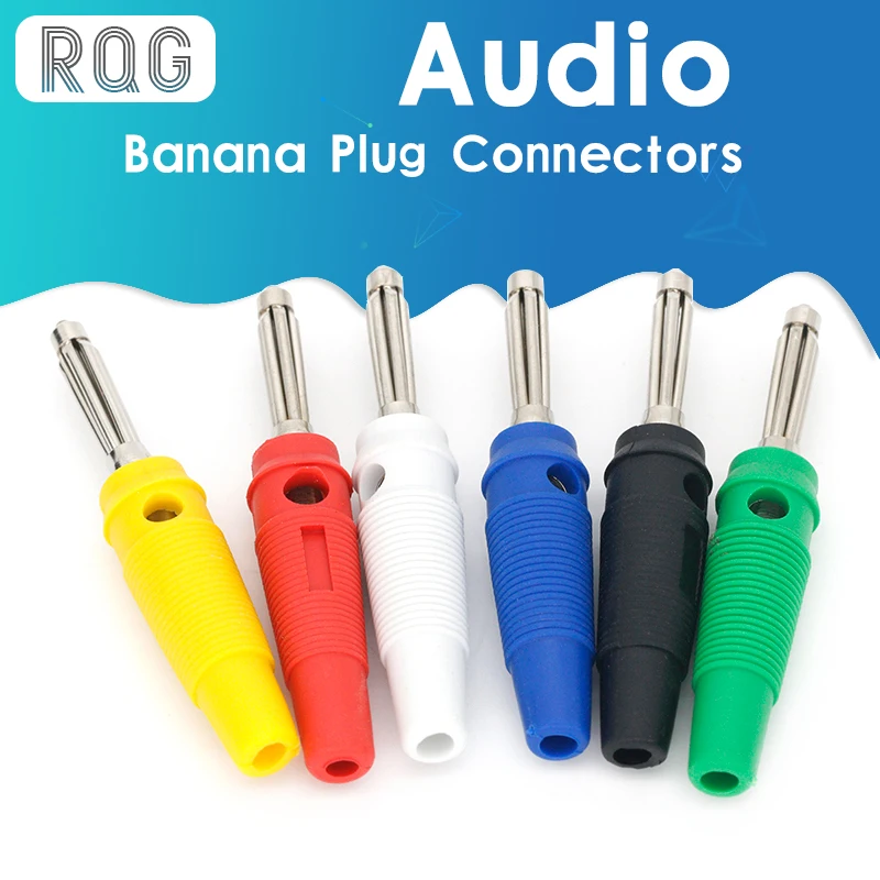 4MM Banana Plug Audio Speaker Connectors Amplifier Binding Post 4mm Jack For Cable Terminals | Обустройство дома