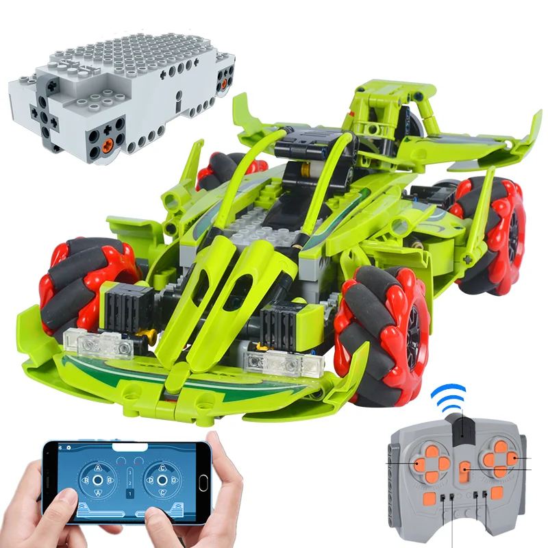 

City New Technic APP Rc car Drift speed champion Racing Building Blocks duploed Remote Control Bricks Car Toys for children gift