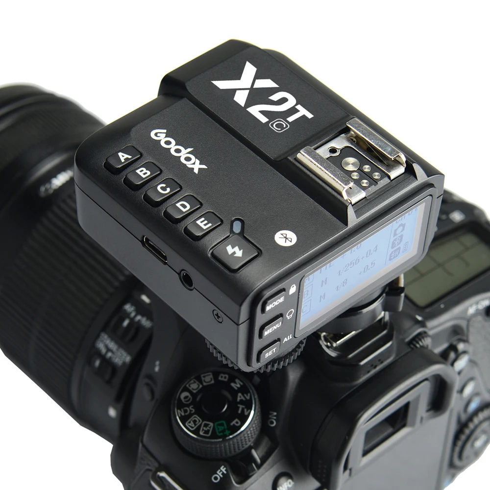 Godox X2T 2.4G TTL Wireless Flash Trigger X2T-C X2T-N X2T-S HSS Transmitter X1 Receiver for Canon Nikon Sony Fuji Olympus Pentax flash trigger