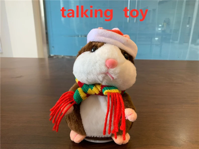 2015 Popular Talking Hamster Plush Toy Can Talking Sound Gift for kids birthday & Christmas