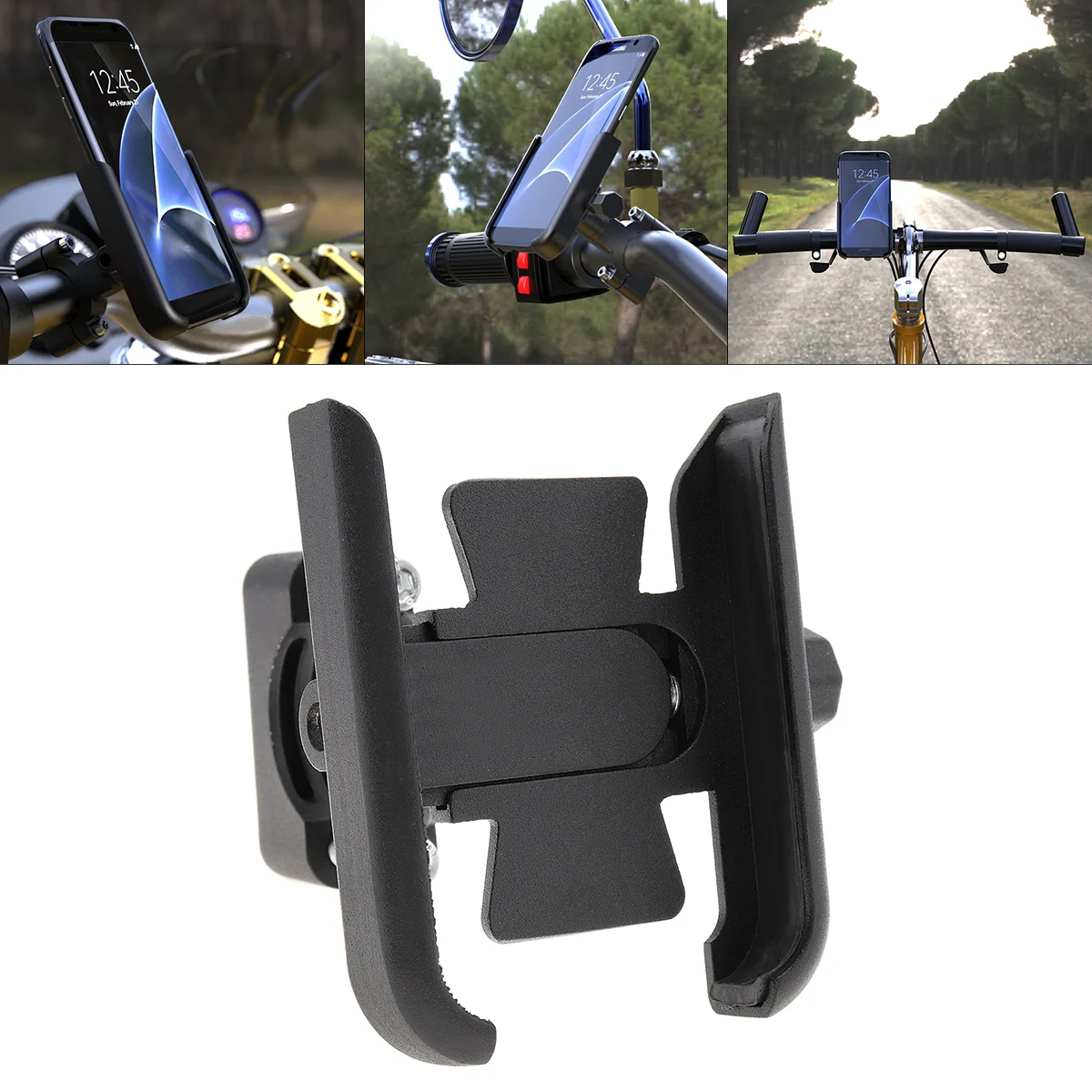 Universal 360 Degree Motorcycle Mobile Phone Holder Telephone GPS Bike
