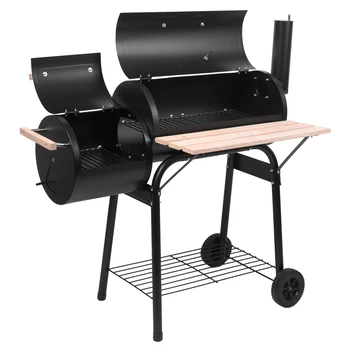 

Outdoor Stainless Steel Charcoal Grill Barbecue Tool Portable High Temperature Spray Paint Wheel BBQ Cooking Grid Grill Furnace