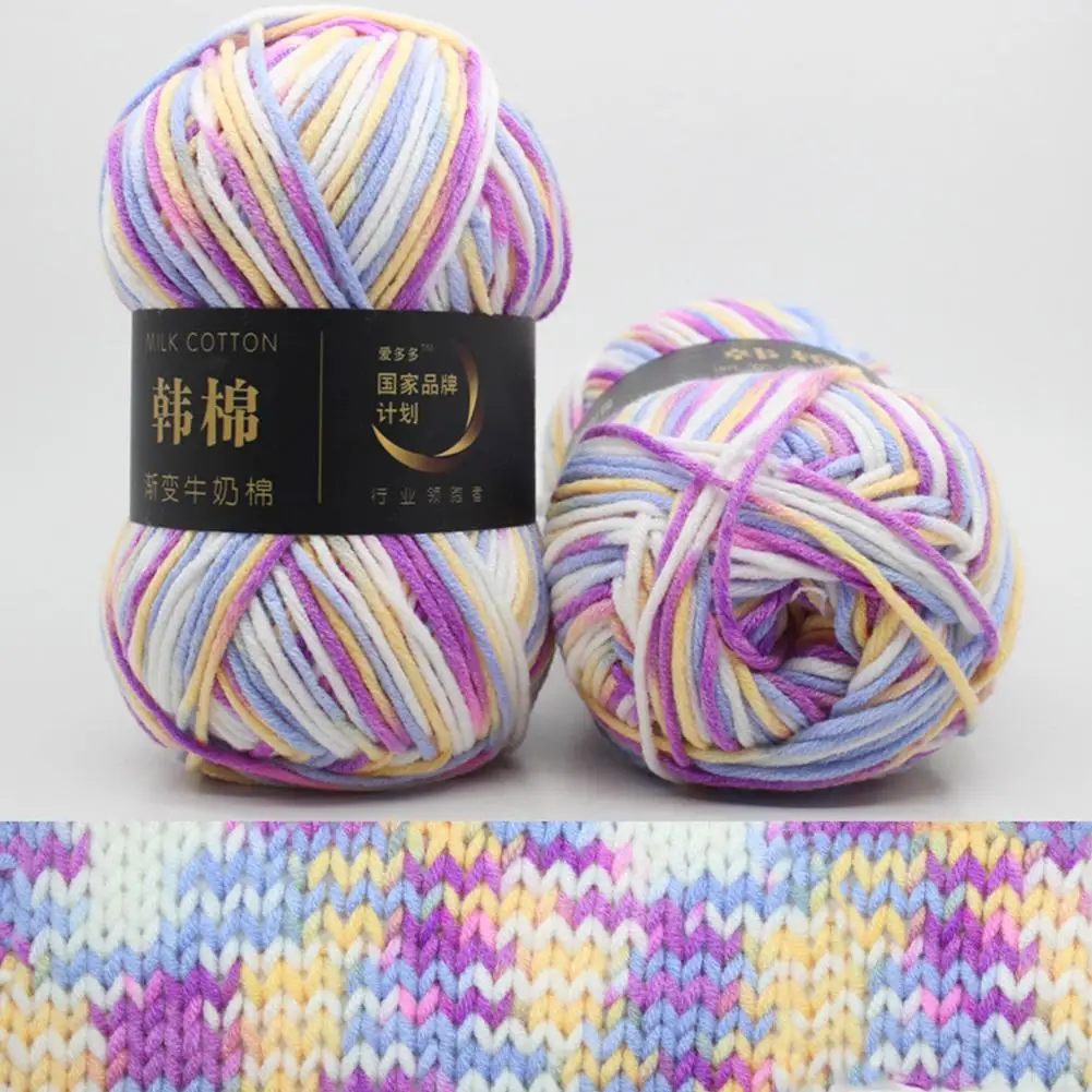 

115m Cotton Knitting Yarn Crochet Yarn For Knitting Wool Yarn Warm Yarn For Kids Hand Knitted Yarn for Blanket Sweater