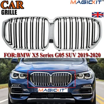 

MagicKit For BMW G05 X5 SUV Performance Style Front Grille Grill Chrome Glossy Black 2019