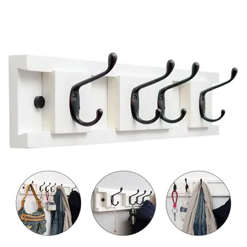 

1Set Wall-Mounted Hook Wooden Hook Hook Movable Hanger Modern Hanger for Living Room Home Decoration