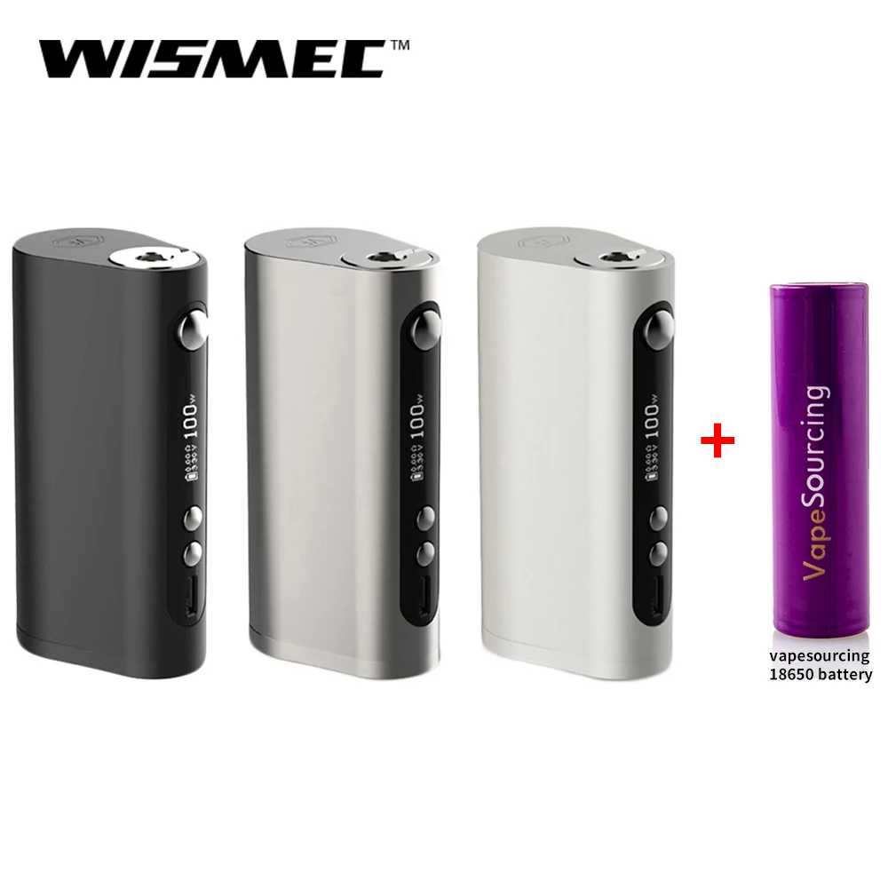 Original Wismec Vape Forward Vaporflask Stout TC Box Mod 100W TC-Ni/TC-Ti/TC-SS mode E Cigarette box mod with 18650 battery