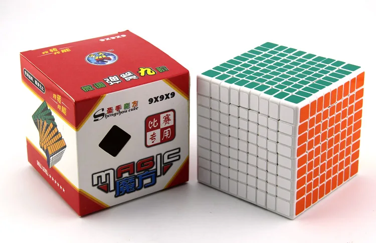 Высококачественный магический куб ShengShou 9x9x9, скоростная головоломка 9x9, идеи рождественского подарка, детские игрушки для детей
