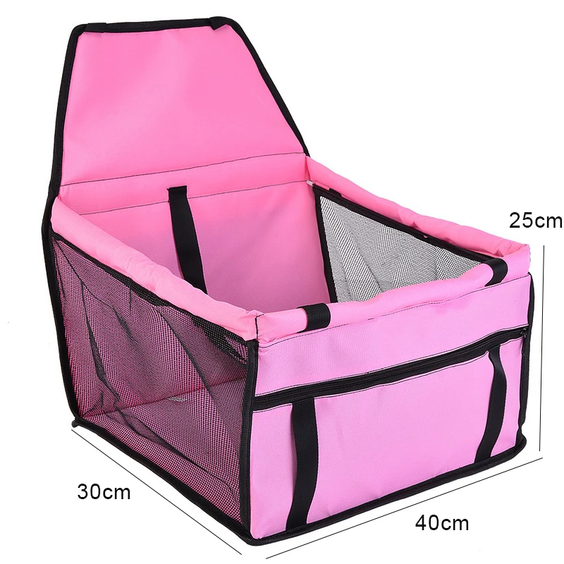 Oxford Footprint переноска для домашних собак задний водонепроницаемый чехол на сиденье автомобиля для питомца коврики Гамак Протектор с ремнем безопасности - Цвет: style4 Pink