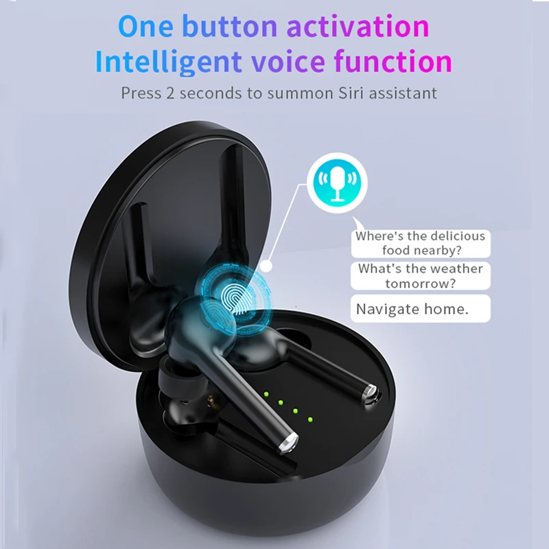 DAG TW40 TWS Беспроводные Bluetooth 5,0 наушники Super Bass 6D 3D Hi-Fi стерео гарнитура с громкой связью спортивные двойные наушники встроенный HD