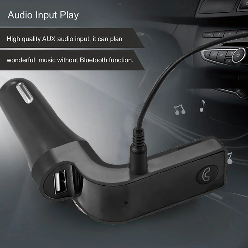 Bluetooth fm-передатчик Hands-free Bluetooth автомобильный комплект fm-передатчик USB зарядное устройство адаптер питания mp3-плеер