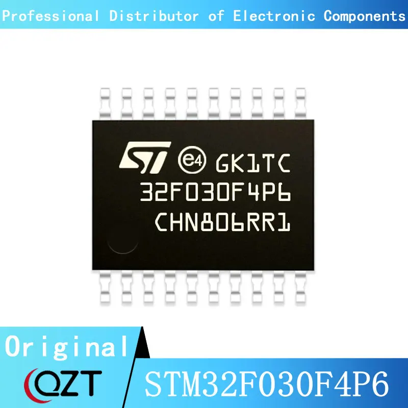 10pcs/lot STM32F030 STM32F030F4 STM32F030F4P6 TSSOP-20 Microcontroller chip New spot 20pcs smd stm32f030f4p6 microcontroller 32 bit cortex m0 tssop 20 original