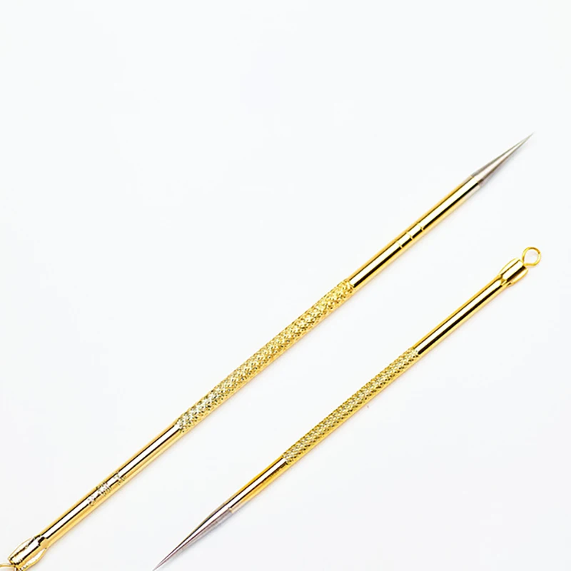 2Pcs Acne Needle Stainless Steel Pore Cleaner Tool Blackhead Remover Pimple Remover Tool Skin Care Tools 4