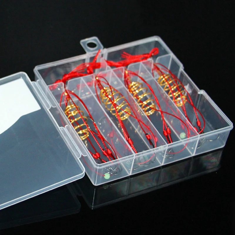 HOT-4Pcs/наборы рыболовных крючков в коробке, взрывные крючки, есть колючая бомба, рыболовные снасти, приманка, кормушка, клетка Sha