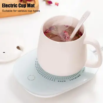 

220V Mug Warmer 55 degree constant temperature Electric Touch Heating Cup Mat Warm Pad for Coffee Tea Coffee Warmer