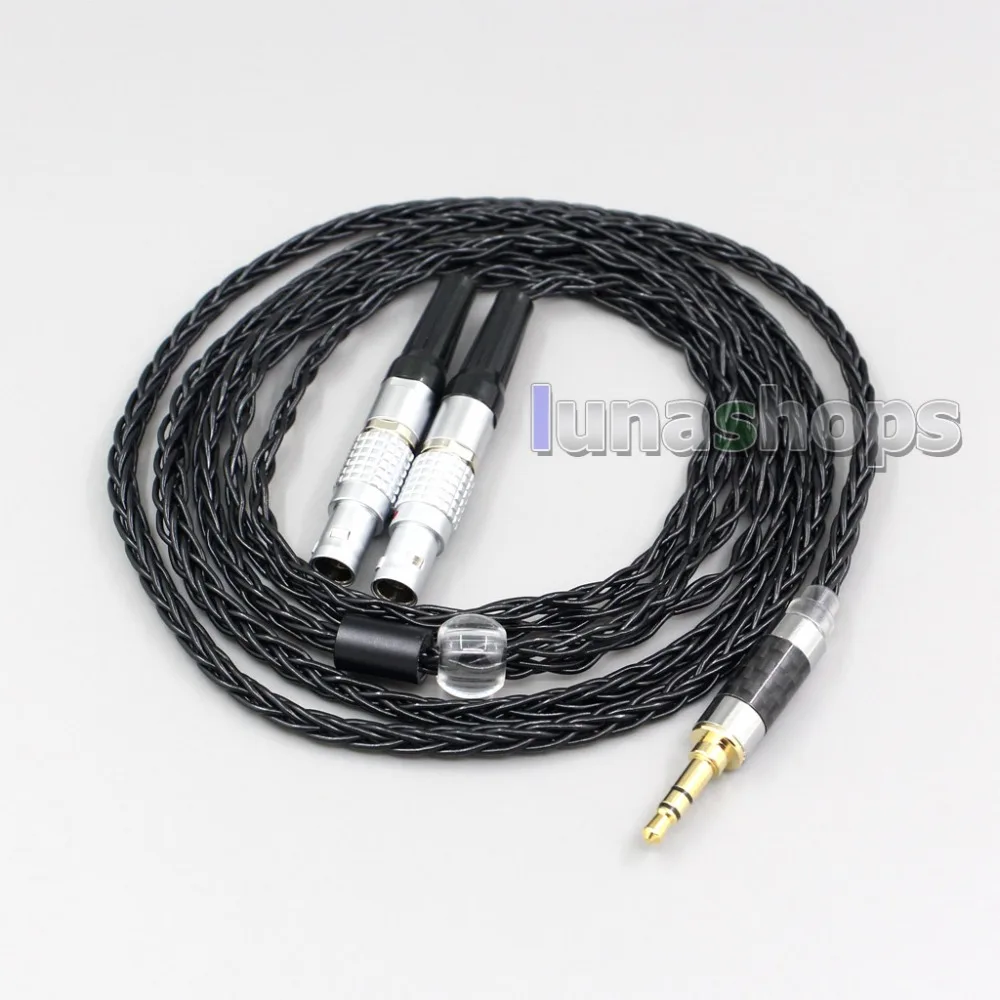 LN006443 2,5 мм 3,5 мм XLR сбалансированный 8 Core OCC серебро смешанные кабель для наушников Focal Utopia верность Circumaural