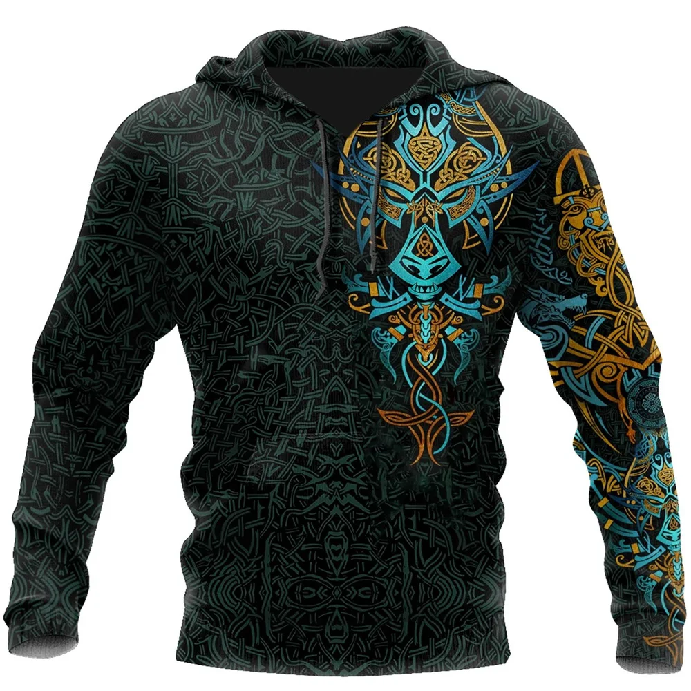 

Fashion hoodie beautiful Viking fenrir 3D printed hoodie unisex zipper pullover autumn casual Harajuku street sweatshirt