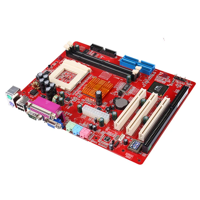Socket 370 motherboard with 3*PC 1*ISA 1*AMR 1