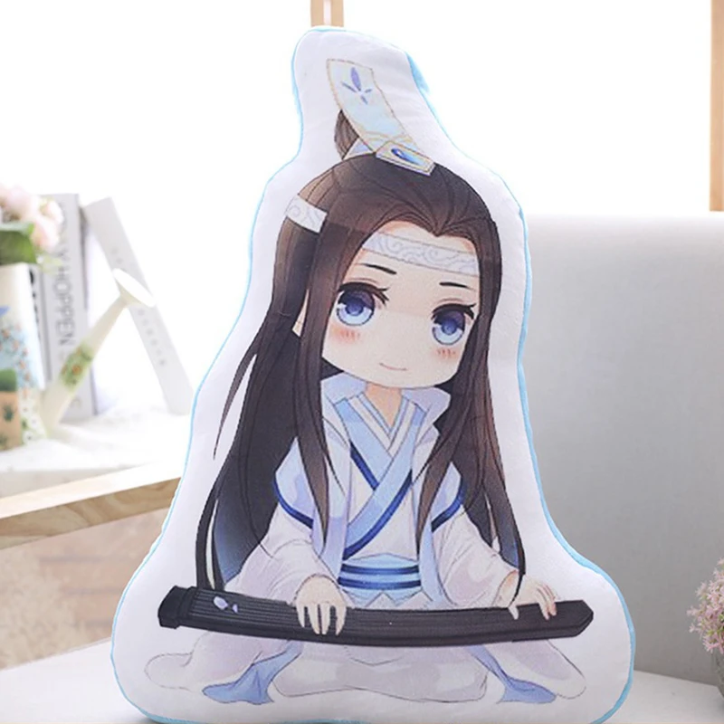 Wei WuXian Lan WangJi CHEN QING LING Подушка с мультипликационным рисунком UNTAMED Xiao Zhan Wang Yibo аниме подушка для куклы подарки коллекция