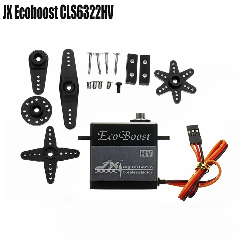 JX Ecoboost CLS6322HV 21 кг большой крутящий момент 180 ° CNC алюминиевый корпус металлическая