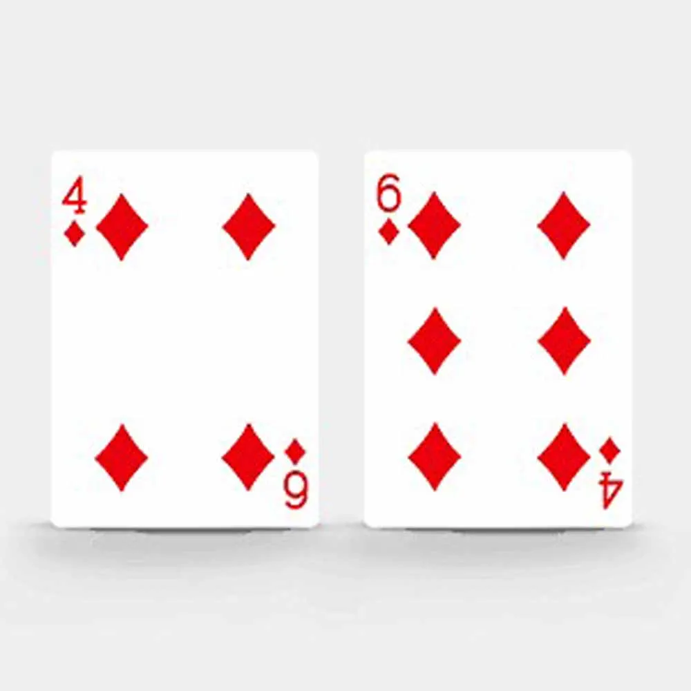 

Moving Points 4 of Diamonds to 6D Magic Tricks Stage Close Up Magia Appear Vanish Magie Illusion Gimmick Props Accessories