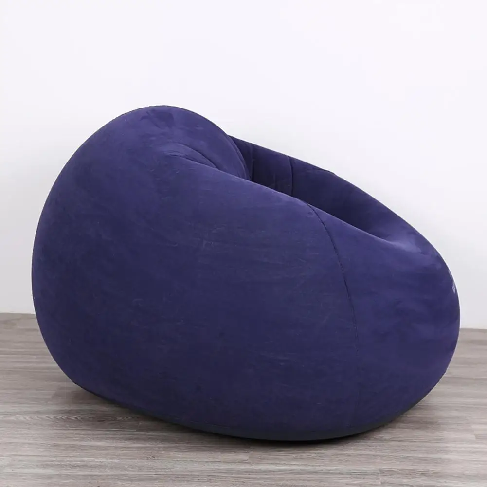 

Inflatable Lounger Sofa Bean Shape Inflatable Chair PVC Removable Bean Bag Sleeping Bag Pouf For Home Outdoor Camping