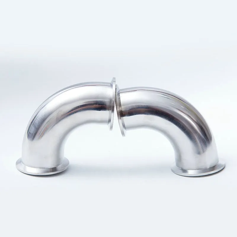 

2" Tri Clamp Sanitary 90 Degree Elbow 51mm Pipe OD 304 Stainless Steel Fitting 64mm Feerule OD For Homebrew