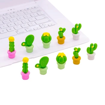 

12pack Cactus Series Eraser Set Rubber Eraser Primary Student Prizes Promotional Gift Stationery Wholesale