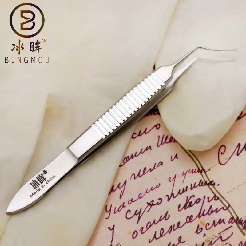 

Capsulorhexis Forceps stainless steel 8.5cm small incision medical forceps surgical operating instrument ophthalmic forceps