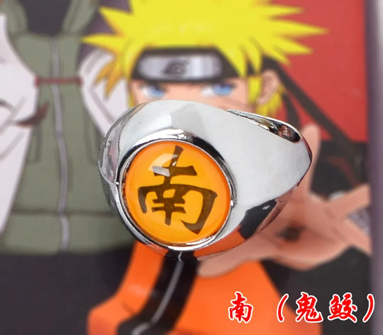 10 style Naruto Anmie cosplay Akatsuki Ring Uchiha Itachi Orochimaru Souvenir Makeup party clothing accessories character ring