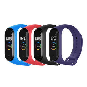 

M4 Color Screen Smart Wristband Heart Rate Monitor Fitness Activity Tracker Smart Band Blood Pressure Music Remote Control