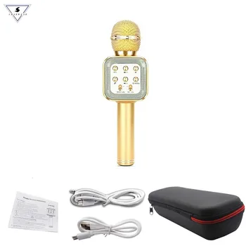 

WS-1818 Wireless Karaoke Microphone Bluetooth with Hifi Speaker Portable Karaoke Machines Handheld, Compatible with iPhone iPad