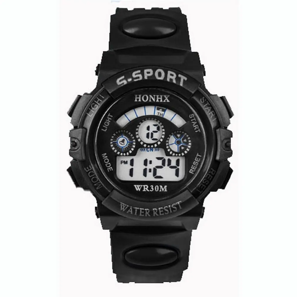 

Children Digital Watches Waterproof Digital LED Luxury Analog Quartz Alarm Date Sports Wristwatches