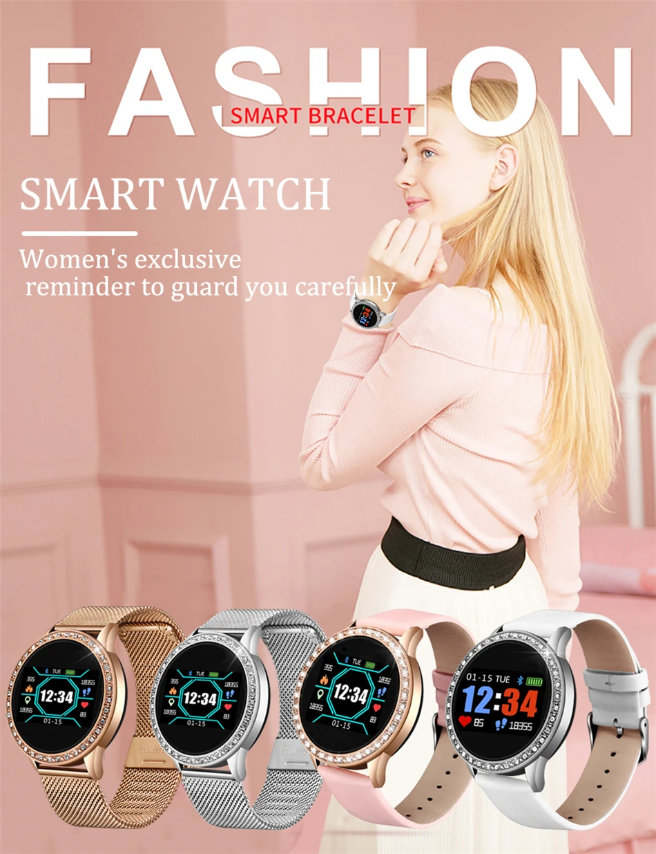 LIGE новые умные часы wo мужские OLED цветной экран умные часы мужские модные фитнес-трекер монитор сердечного ритма для Android IOS+ коробка