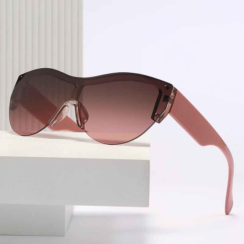 

2020 New Arrivals Trendy Sunglasses Men Woman Oversized Frame Brand Design Vintage Retro Gradient Driver Fishing Goggles UV400